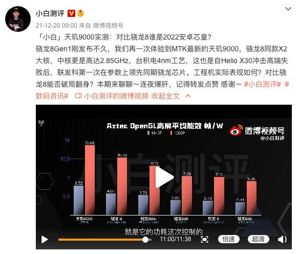 天璣9000的全局能效優(yōu)化技術(shù)有多牛？能效贏新驍龍8竟有30%