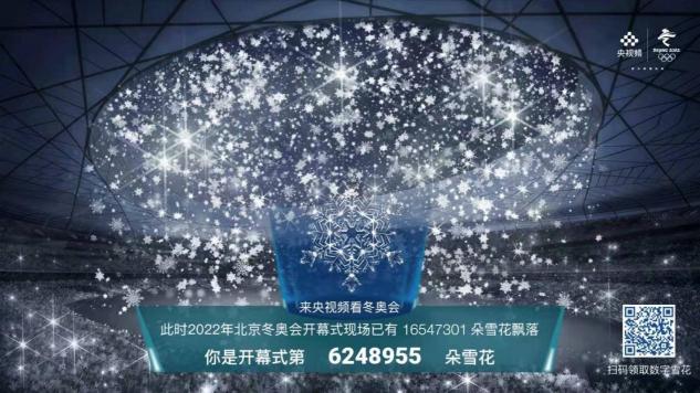 冬奧開幕式雪花成焦點(diǎn)，央視頻“數(shù)字雪花”獨(dú)創(chuàng)技術(shù)新玩法