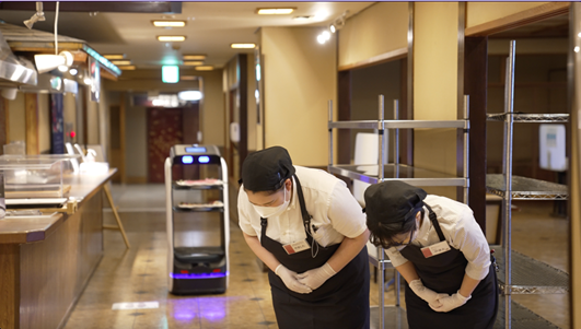 聯(lián)合軟銀深入日本市場 擎朗智能送餐機(jī)器人Keenbot日本發(fā)售