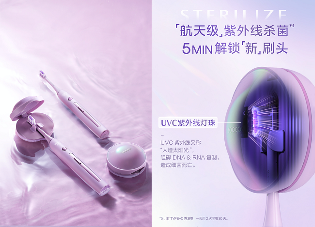 人氣萌寵設(shè)計(jì)，素士一體化殺菌引領(lǐng)電動牙刷4.0時(shí)代