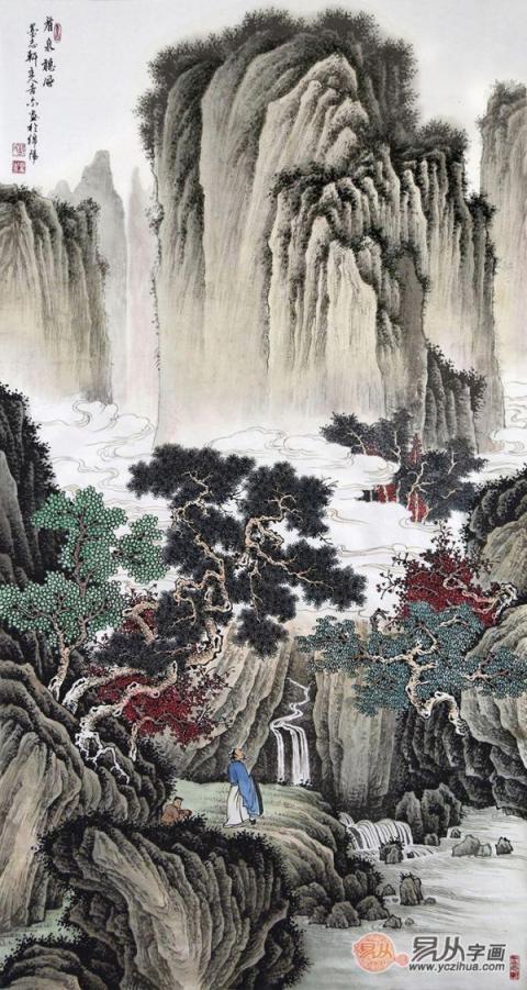 畫家許吉爾精品山水國畫欣賞，領(lǐng)略祖國山河景色藝術(shù)非凡！