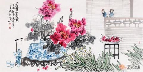 家居裝飾掛什么字畫好，名家國畫花鳥點(diǎn)綴恰到好處