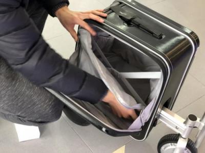 賣到斷貨的黑科技智能騎行旅行箱終于入手了！
