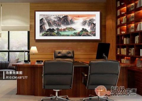 辦公室掛什么畫風(fēng)水好？畫家宋唐山水畫裝飾美景財(cái)運(yùn)旺！