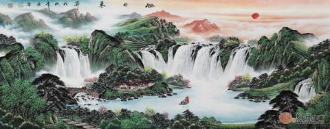 辦公室掛什么畫風(fēng)水好？畫家宋唐山水畫裝飾美景財(cái)運(yùn)旺！
