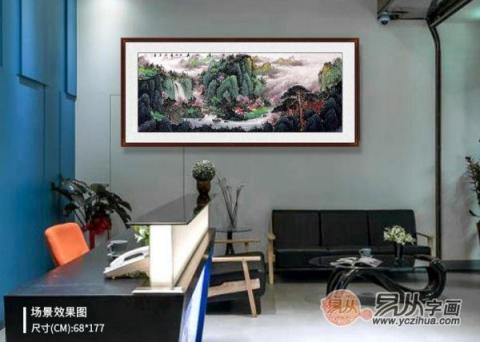 辦公室掛什么畫風(fēng)水好？畫家宋唐山水畫裝飾美景財(cái)運(yùn)旺！