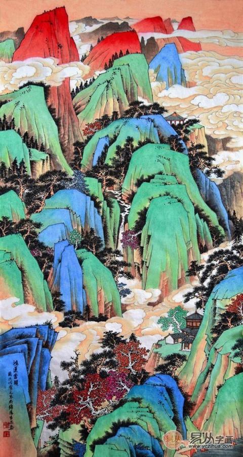畫家許吉爾精品國畫賞析！領(lǐng)略自然山水美景無雙！