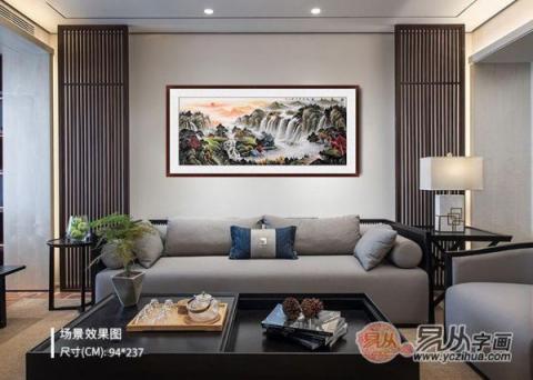 客廳沙發(fā)墻掛什么？這五幅旺財(cái)風(fēng)水畫裝飾最合適了！