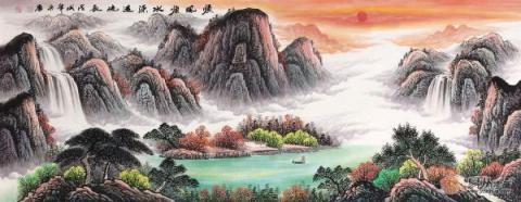 客廳沙發(fā)墻掛什么？這五幅旺財(cái)風(fēng)水畫裝飾最合適了！