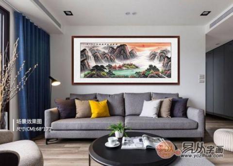 客廳沙發(fā)墻掛什么？這五幅旺財(cái)風(fēng)水畫裝飾最合適了！