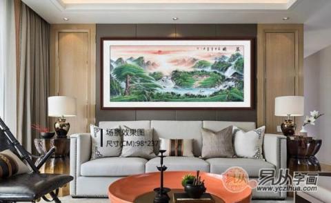 客廳沙發(fā)墻掛什么？這五幅旺財(cái)風(fēng)水畫裝飾最合適了！