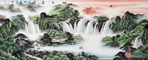 辦公室掛什么山水畫好？宋唐手繪國畫打造風水順暢財運旺！