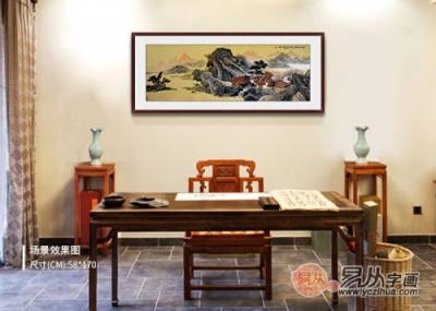 春節(jié)送禮送什么山水畫?許吉爾藝術(shù)山水送禮更合適!