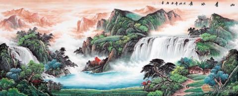 春節(jié)辦公室掛什么畫？易從網(wǎng)精品國畫裝飾旺財好運來！