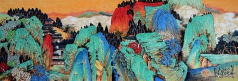 水墨丹青描繪山河之美—賞析許吉爾手繪國畫山水之美！