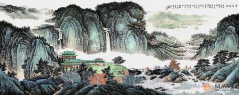 水墨丹青描繪山河之美—賞析許吉爾手繪國畫山水之美！