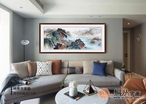 春節(jié)送禮送什么字畫好？李佩錦精品山水字畫雅致是首選！