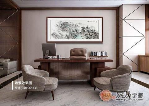 春節(jié)送禮送什么字畫好？李佩錦精品山水字畫雅致是首選！