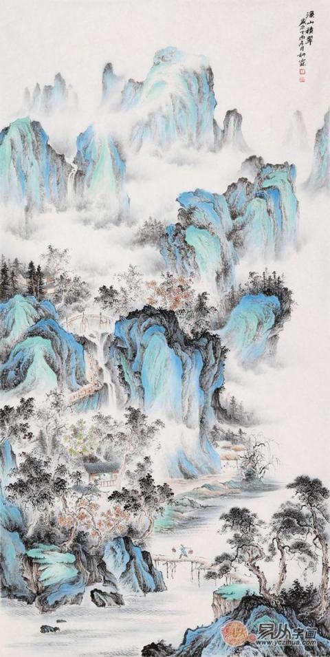 春節(jié)送領(lǐng)導(dǎo)李佩錦國(guó)畫山水，讓你在領(lǐng)導(dǎo)心里留下好印象！