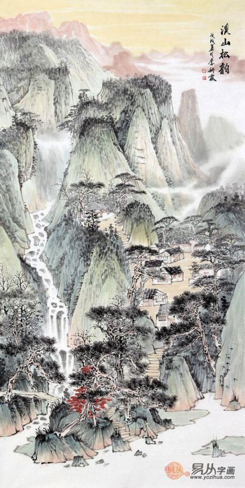 春節(jié)送領(lǐng)導(dǎo)李佩錦國(guó)畫山水，讓你在領(lǐng)導(dǎo)心里留下好印象！