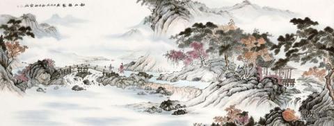 春節(jié)送領(lǐng)導(dǎo)李佩錦國(guó)畫山水，讓你在領(lǐng)導(dǎo)心里留下好印象！