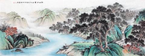 春節(jié)送領(lǐng)導(dǎo)李佩錦國(guó)畫山水，讓你在領(lǐng)導(dǎo)心里留下好印象！