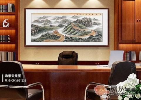 辦公室里裝飾掛畫(huà)，這五幅名人山水最受成功人士喜愛(ài)！