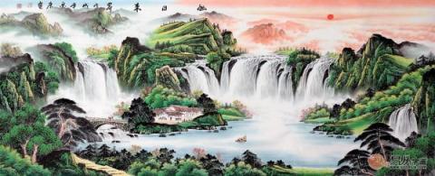 辦公室里裝飾掛畫(huà)，這五幅名人山水最受成功人士喜愛(ài)！