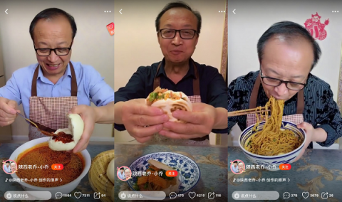 一碗油潑面饞哭隔壁家小孩，陜西老喬圈粉230萬(wàn)走紅火山小視頻