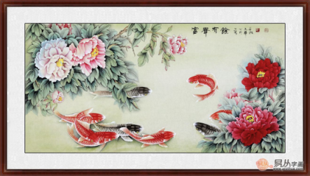 客廳掛什么畫(huà)好 旺財(cái)九魚(yú)圖是生意人的首選風(fēng)水畫(huà)