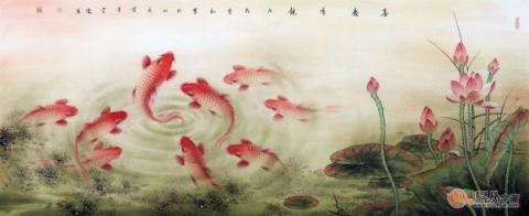 原生態(tài)藝術(shù)佳作，畫家藍健康國畫賞析