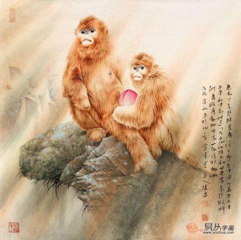 原生態(tài)藝術(shù)佳作，畫家藍健康國畫賞析