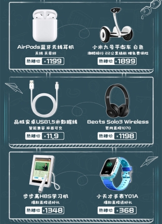 蘇寧煥新節(jié)智能潮品清單流出， Airpods耳機1199元入手