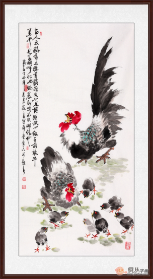 進(jìn)門(mén)看到什么畫(huà)為大吉 一幅公雞圖將好運(yùn)帶回來(lái)