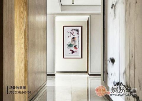 玄關(guān)掛畫裝飾畫，玄關(guān)裝飾的風水原則