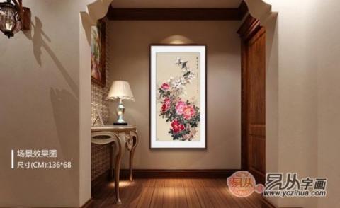 玄關(guān)掛畫裝飾畫，玄關(guān)裝飾的風水原則
