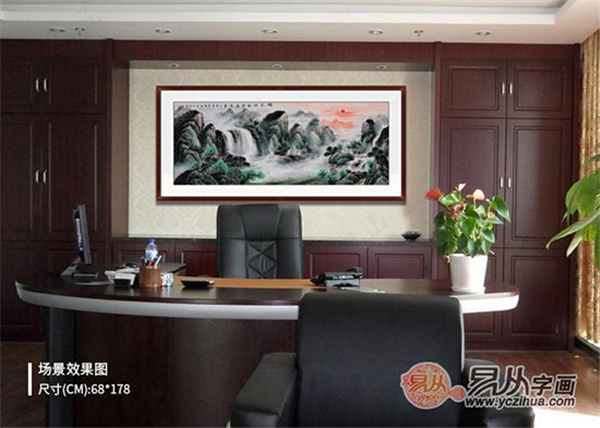 辦公室掛什么字畫好 運(yùn)籌帷幄辦公室字畫就該這么掛