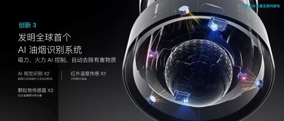 云米發(fā)布首款A(yù)I煙機(jī)AirBot，多階渦流分離技術(shù)告別油煙煩惱