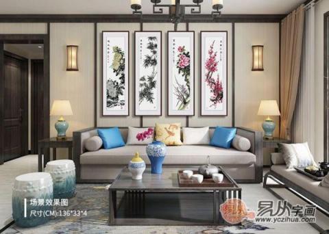 室內(nèi)空間裝飾掛什么畫好，經(jīng)典國畫花鳥一幅就夠了！