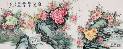 室內(nèi)空間裝飾掛什么畫好，經(jīng)典國畫花鳥一幅就夠了！