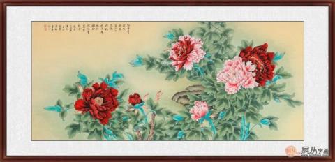 五款經(jīng)典的客廳掛畫(huà)，吉祥花鳥(niǎo)畫(huà)裝飾韻味十足