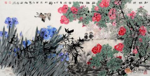 賞中美協(xié)畫家忠義的花鳥畫，野趣十足！