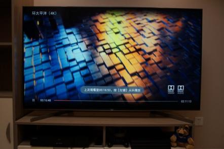 音畫表現(xiàn)沒得說！曬單新入手的65”索尼X9500G電視