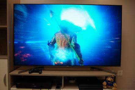 音畫表現(xiàn)沒得說！曬單新入手的65”索尼X9500G電視