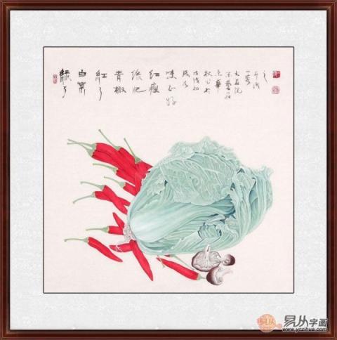 適合掛在餐廳的裝飾畫，這兩款就足夠驚艷