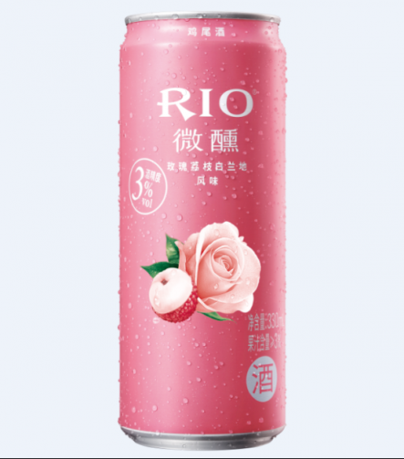 蘇寧首發(fā)玫瑰荔枝、百香果風(fēng)味RIO新品