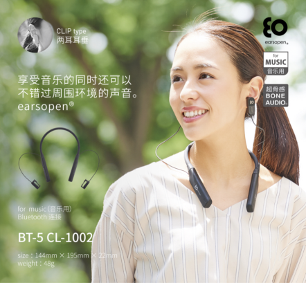 日本骨傳導專業(yè)品牌BoCo 首次亮相2019AWE 開啟健康、安全、舒適、自然的聽音新體驗