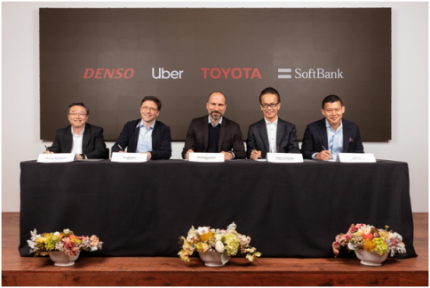 電裝攜手豐田、軟銀向Uber自動(dòng)駕駛部門注資10億美元