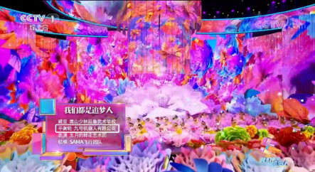 九號機器人亮相央視五四晚會，用平衡輪和機器人演繹動感青春