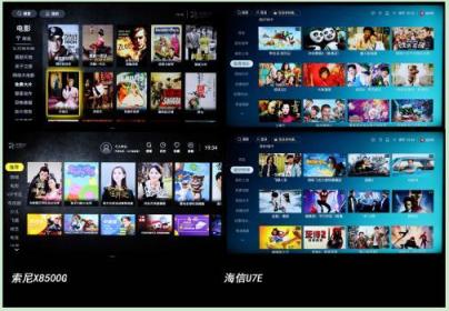 “中、日對決”海信U7E 索尼X85G相愛相殺